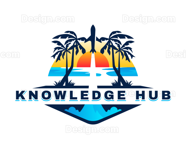 Beach Tour Travel Logo