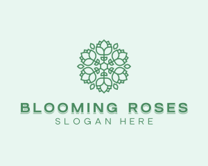 Floral Rose Landscaping logo design