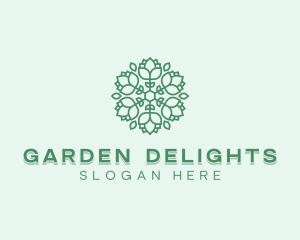 Floral Rose Landscaping logo design