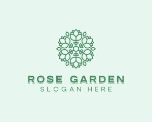 Floral Rose Landscaping logo design