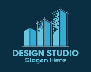 Pixel Building Architecture logo