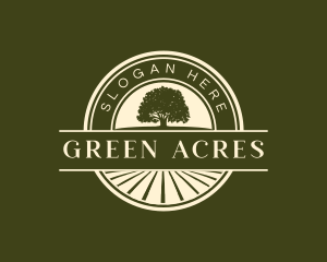 Tree Field Farm logo design