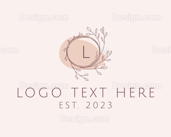 Elegant Plant Vine Florist Logo