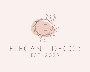 Elegant Plant Vine Florist logo design