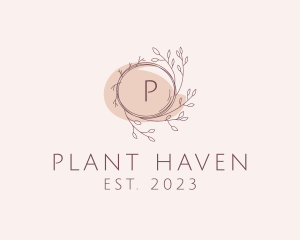 Elegant Plant Vine Florist logo design