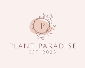 Elegant Plant Vine Florist logo design