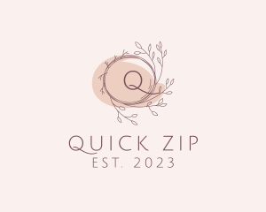 Elegant Plant Vine Florist logo design