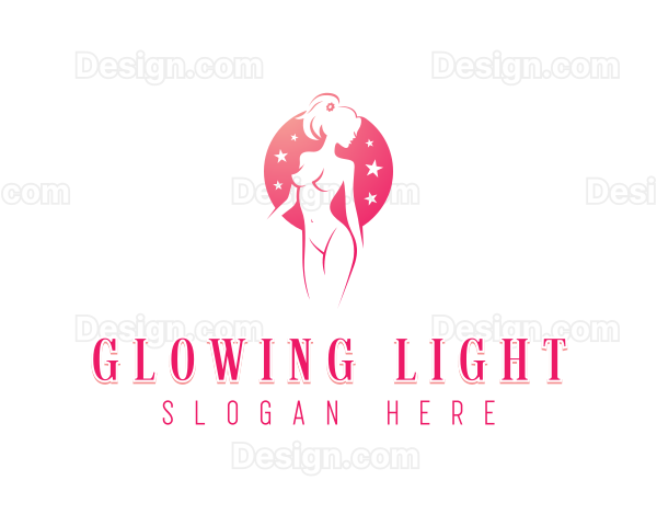 Stripper Erotic Woman Logo