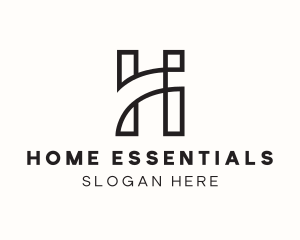 Professional Minimalist Letter H logo design