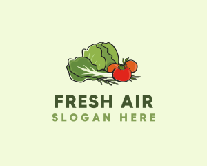 Fresh Vegetable Farm logo design