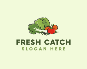 Fresh Vegetable Farm logo design