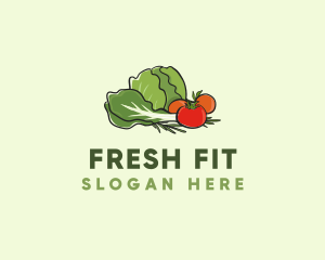 Fresh Vegetable Farm logo design