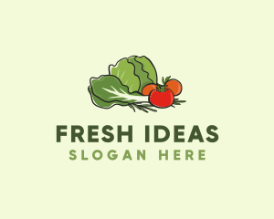 Fresh Vegetable Farm logo design