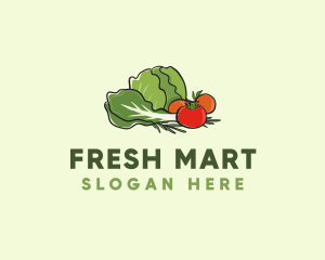 Fresh Vegetable Farm logo design