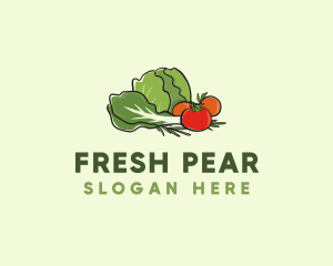 Fresh Vegetable Farm logo design