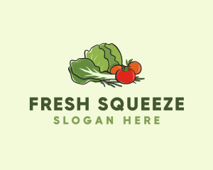 Fresh Vegetable Farm logo design