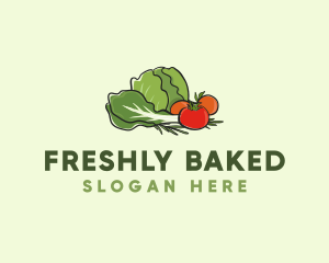 Fresh Vegetable Farm logo design