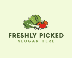 Fresh Vegetable Farm logo design