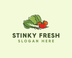 Fresh Vegetable Farm logo design