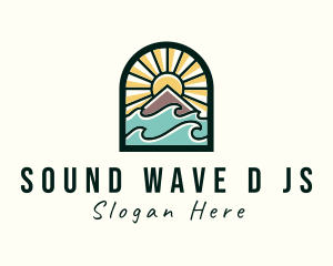 Ocean Wave Travel logo design