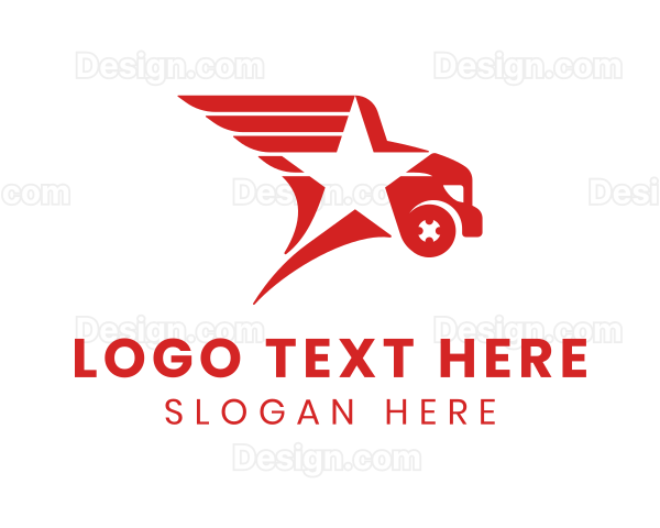 Logistics Star Transport Logo