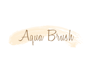 Feminine Brush Beauty logo design