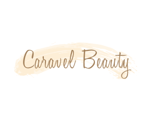 Feminine Brush Beauty logo design