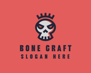 Crown Skull Band logo design