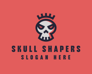 Crown Skull Band logo design