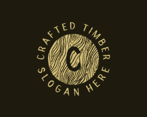 Rustic Wood Lumber logo design