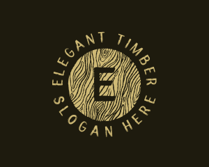 Rustic Wood Lumber logo