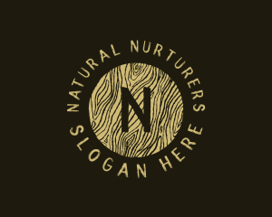 Rustic Wood Lumber logo design