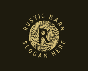 Rustic Wood Lumber logo design