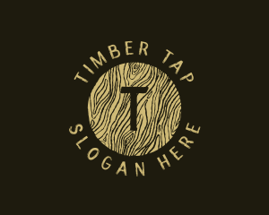 Rustic Wood Lumber logo design