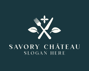 Cutlery Food Restaurant logo design