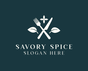 Cutlery Food Restaurant logo design