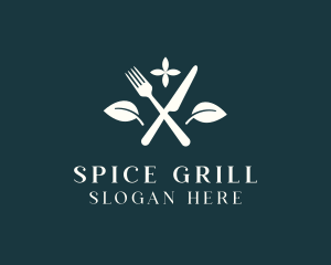 Cutlery Food Restaurant logo design