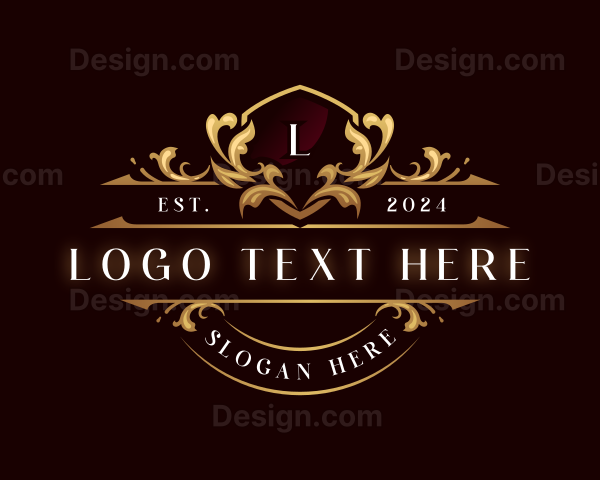 Elegant Crest Ornament Logo