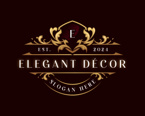 Elegant Crest Ornament logo design