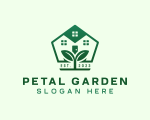 House Backyard Landscaping logo design