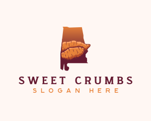 Sweet Potato Alabama logo design