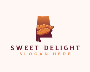 Sweet Potato Alabama logo design