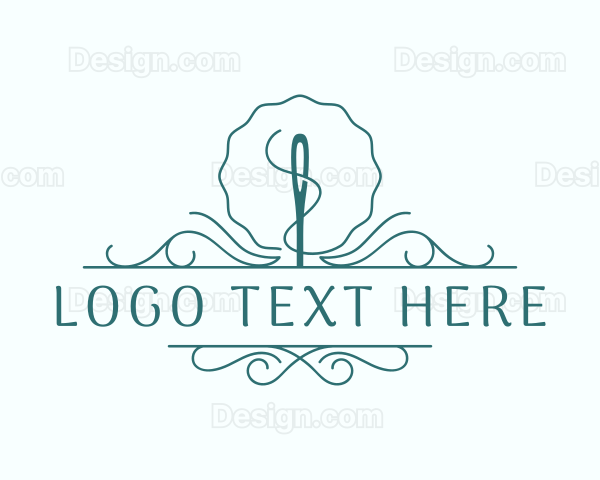 Needle Thread Sewing Logo