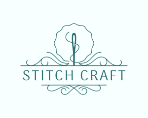 Needle Thread Sewing logo