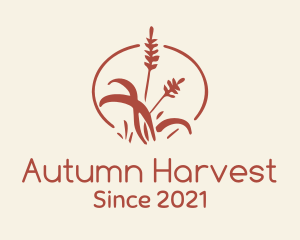 Autumn Garden Grass logo design