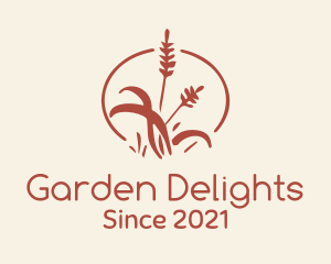 Autumn Garden Grass logo design