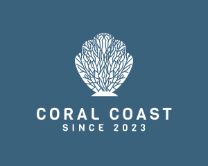 Ocean Coral Shell logo design