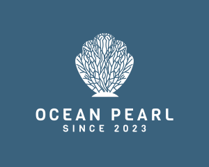 Ocean Coral Shell logo design