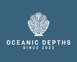 Ocean Coral Shell logo design