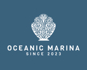 Ocean Coral Shell logo design